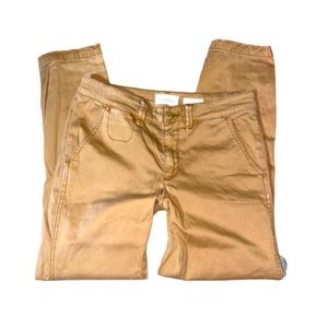 Anthropologie Ankle Chino Size 28 Unique Details Boho Relaxed